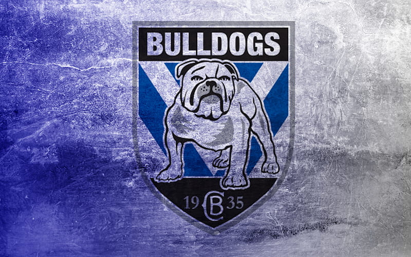 Rugby, Canterbury-Bankstown Bulldogs, National Rugby League , NRL , Logo, HD wallpaper
