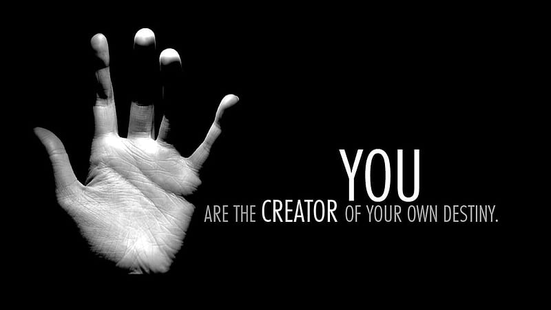 Creator Of Your Own Destiny Motivational, HD wallpaper