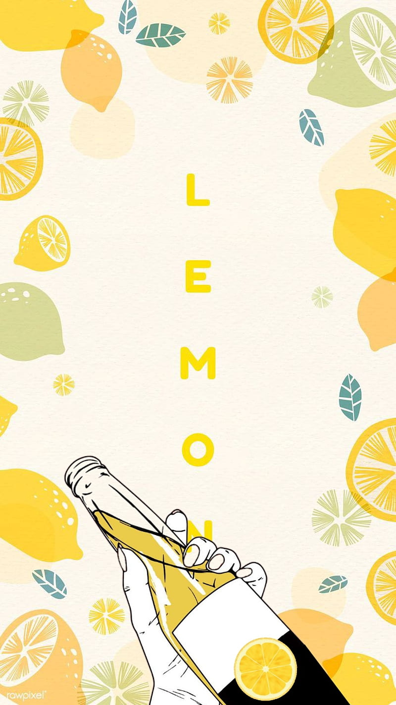 Rise Your Lemonade, aesthetic, fruits, happy, lemon, lemonade, summer, HD phone wallpaper