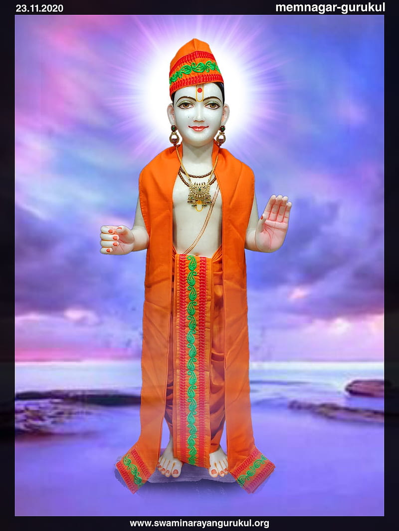 Swaminarayan, ghanshyam mahataj, god, spirotual, HD phone wallpaper