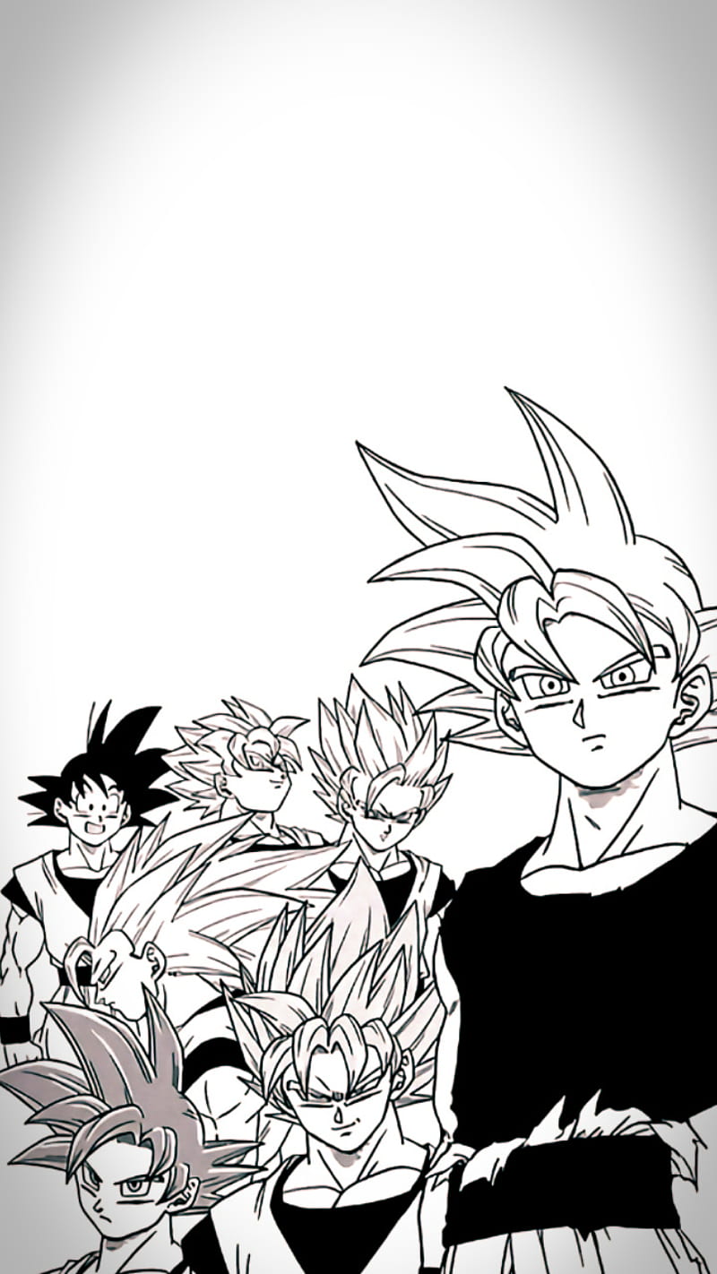 Goku MUI Manga Panel, anime, dragon ball, HD phone wallpaper