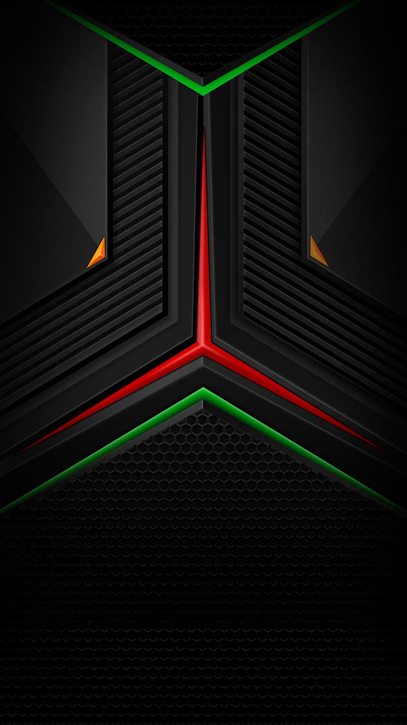 Mix edge, black, red, blue, orange, dark, green, ultra, tech, HD phone  wallpaper | Peakpx