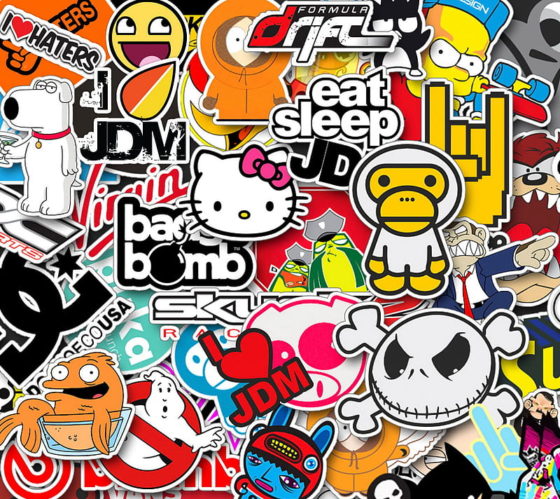 Sticker brand art, cartoons, gta, logos, HD phone wallpaper | Peakpx