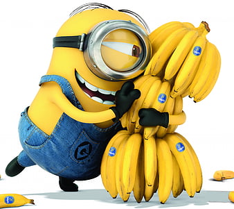 Banana Minion, minion, minions, HD wallpaper
