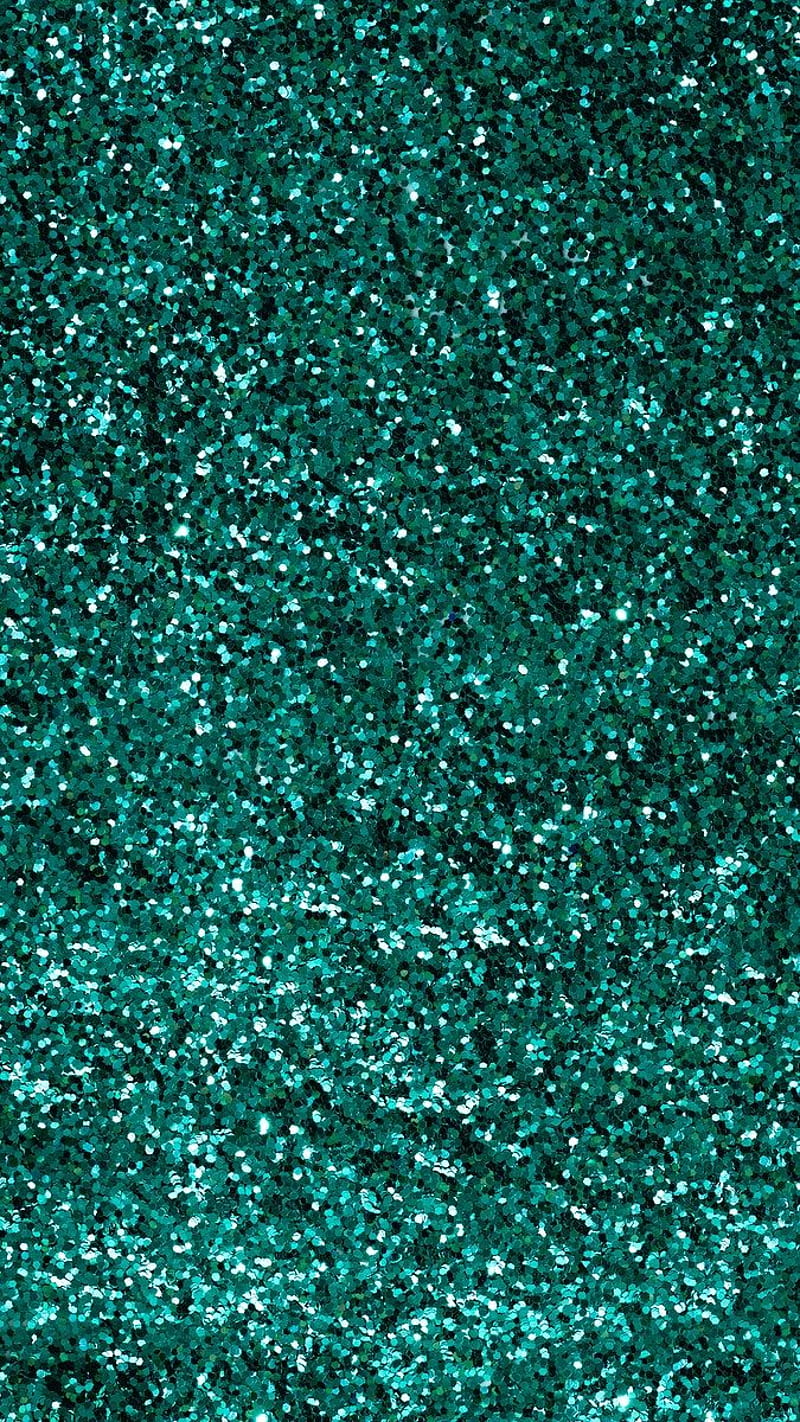 Shiny green glitter textured background. / Teddy Rawpixel. Sparkle , iPhone glitter, Lace, Turquoise Glitter, HD phone wallpaper