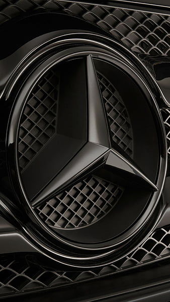 Mercedes Logo, car, HD phone wallpaper