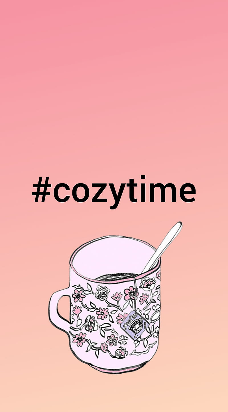 cozy time, cozy, tea, time, warm, winter, HD phone wallpaper