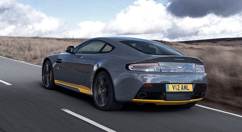 2017 Aston Martin V12 Vantage S with Manual Transmission - Rear , car, HD wallpaper