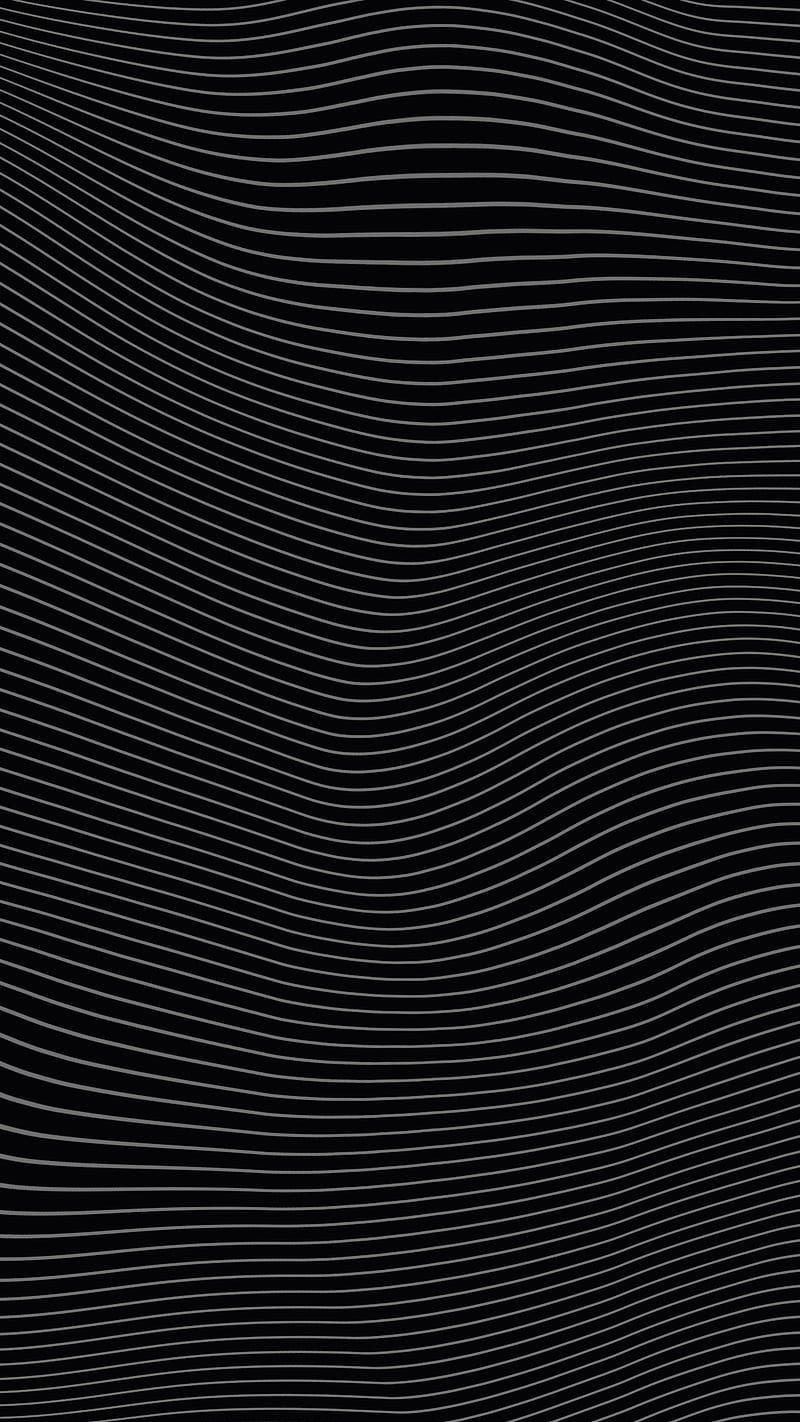 Subtle lines, abstract, black, desenho, gris, line, lines, waves, HD phone wallpaper