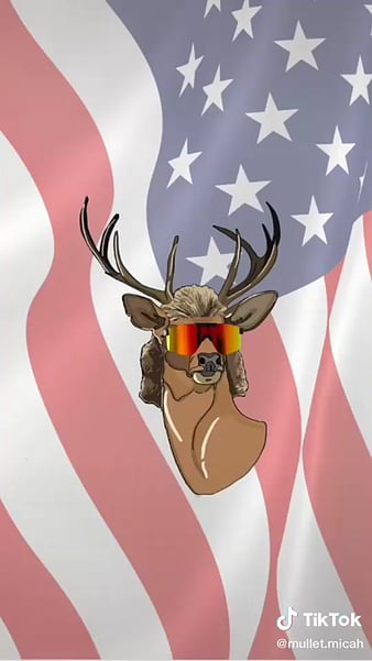 Deer Mullet Army merica redneck HD phone wallpaper  Peakpx