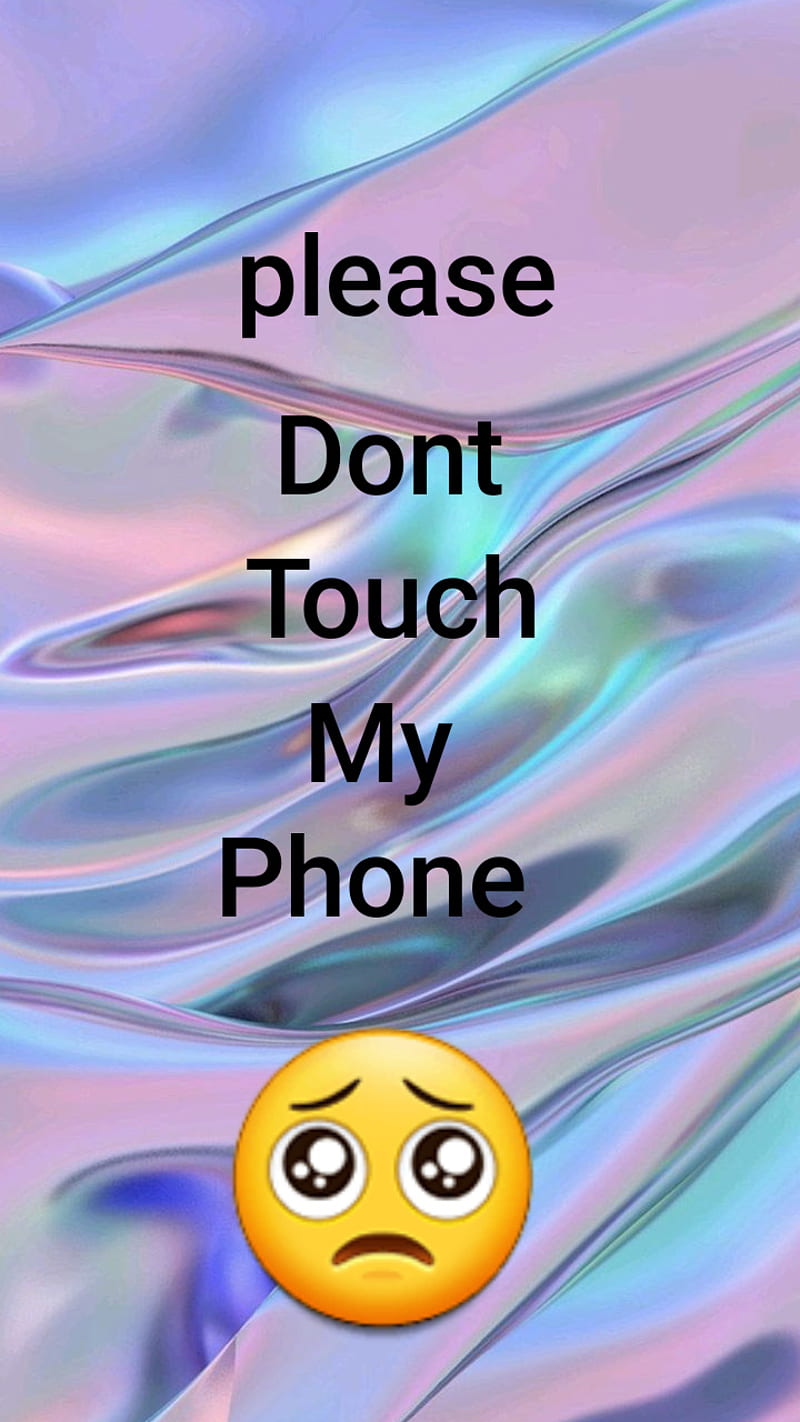 Dont touch my phone emojis  Fondo de pantalla oscuro para iphone Iphone  fondos de pantalla Fondo de pantalla emoji