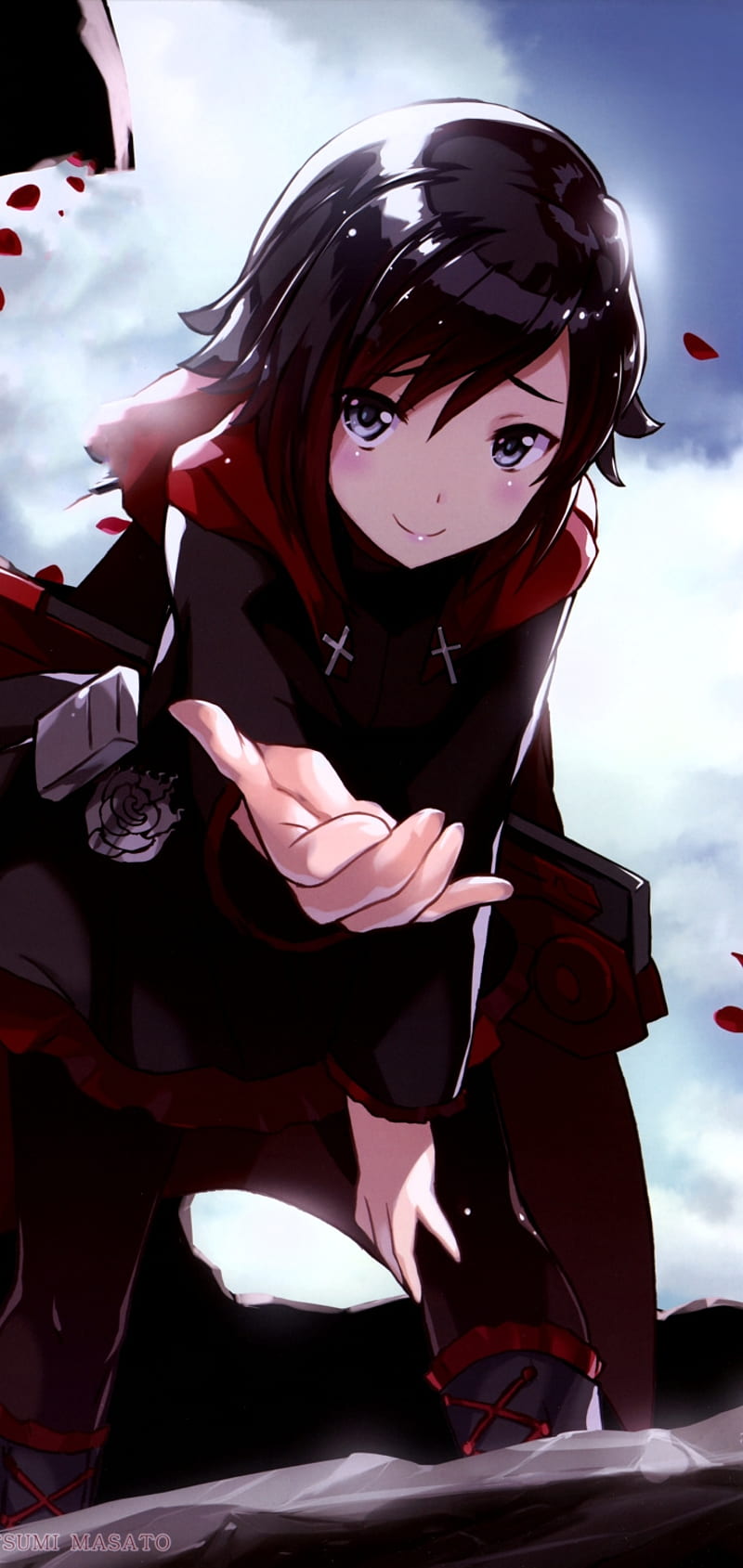 RWBY ruby, ruby rose, rwby, HD phone wallpaper | Peakpx