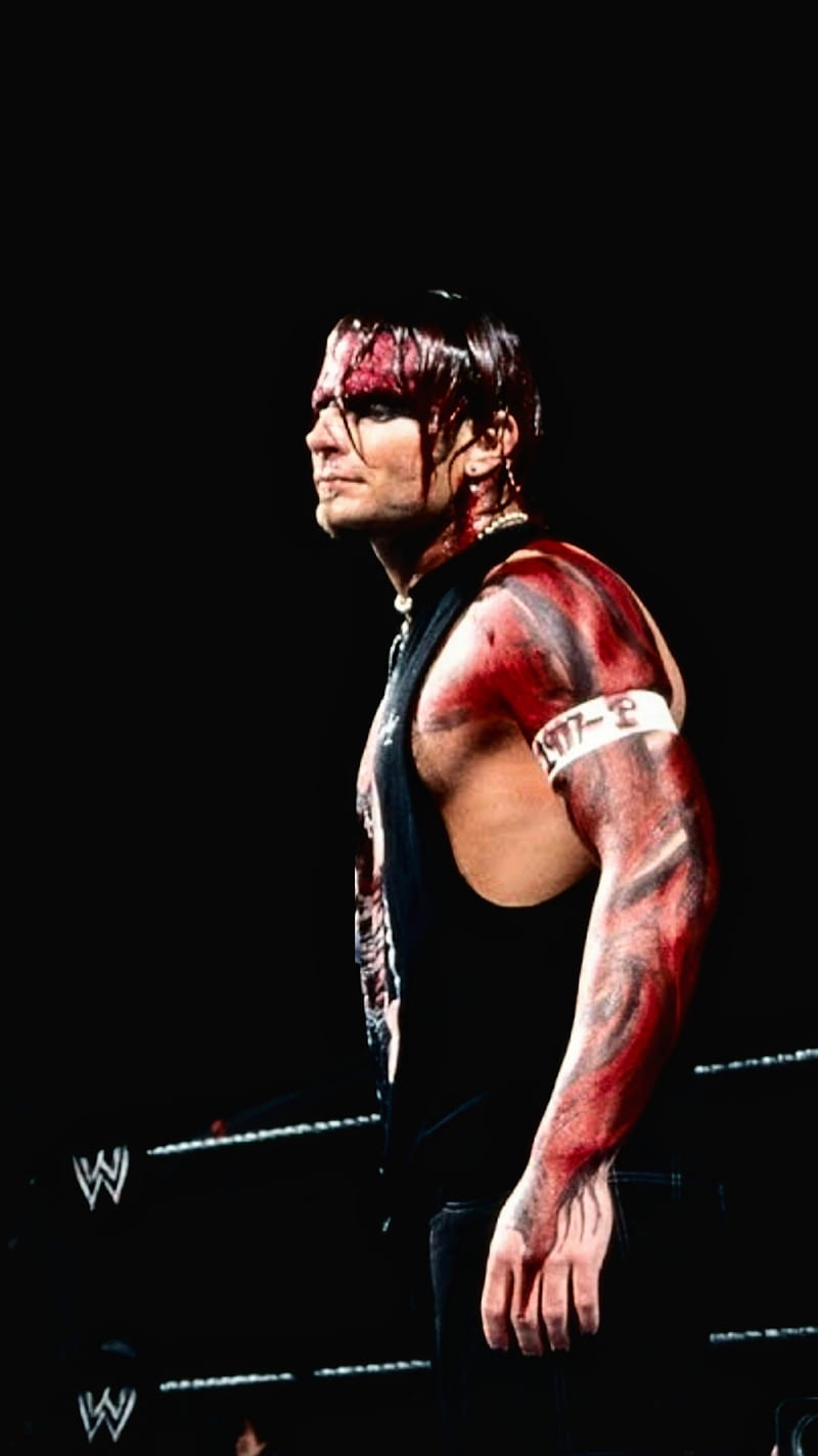 jeff hardy red face paint