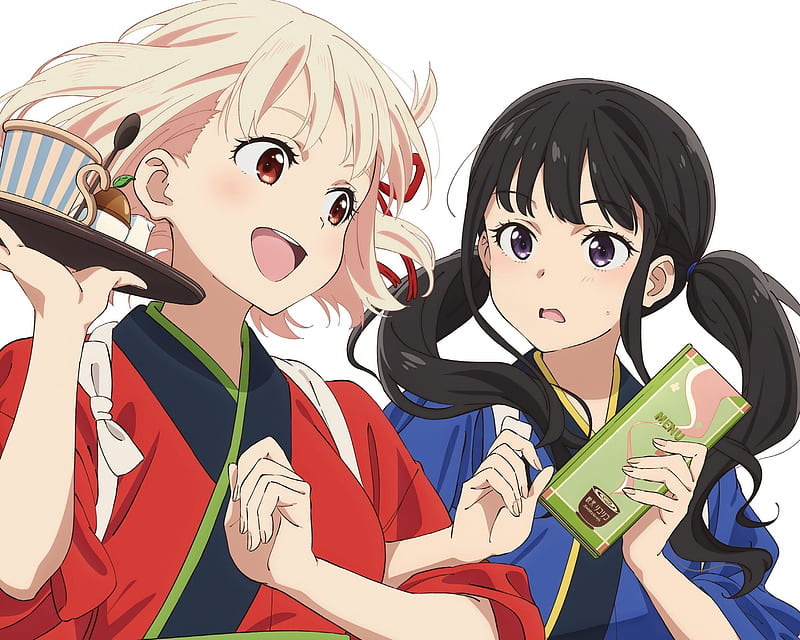 Lycoris Recoil anime Chisato Nishikigi and Takina Inoue - Lycoris Recoil -  T-Shirt | TeePublic