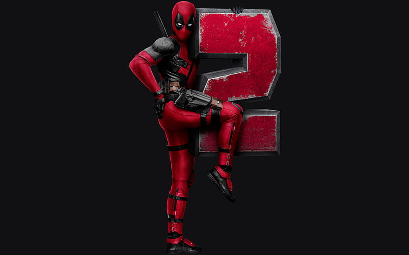 Deadpool 2, 2018 movie, logo, superheroes, Deadpool, HD wallpaper