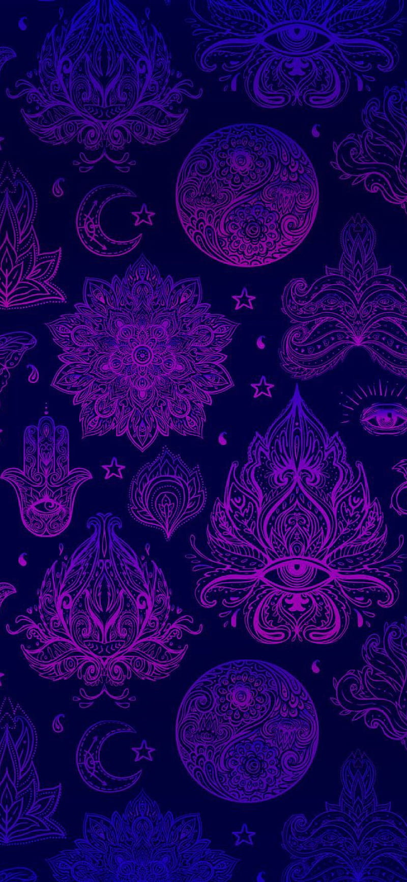 Boho, god, purple, zen, HD phone wallpaper