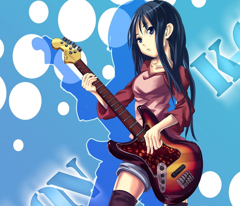 K-On Mio Bass - Anime Feminist