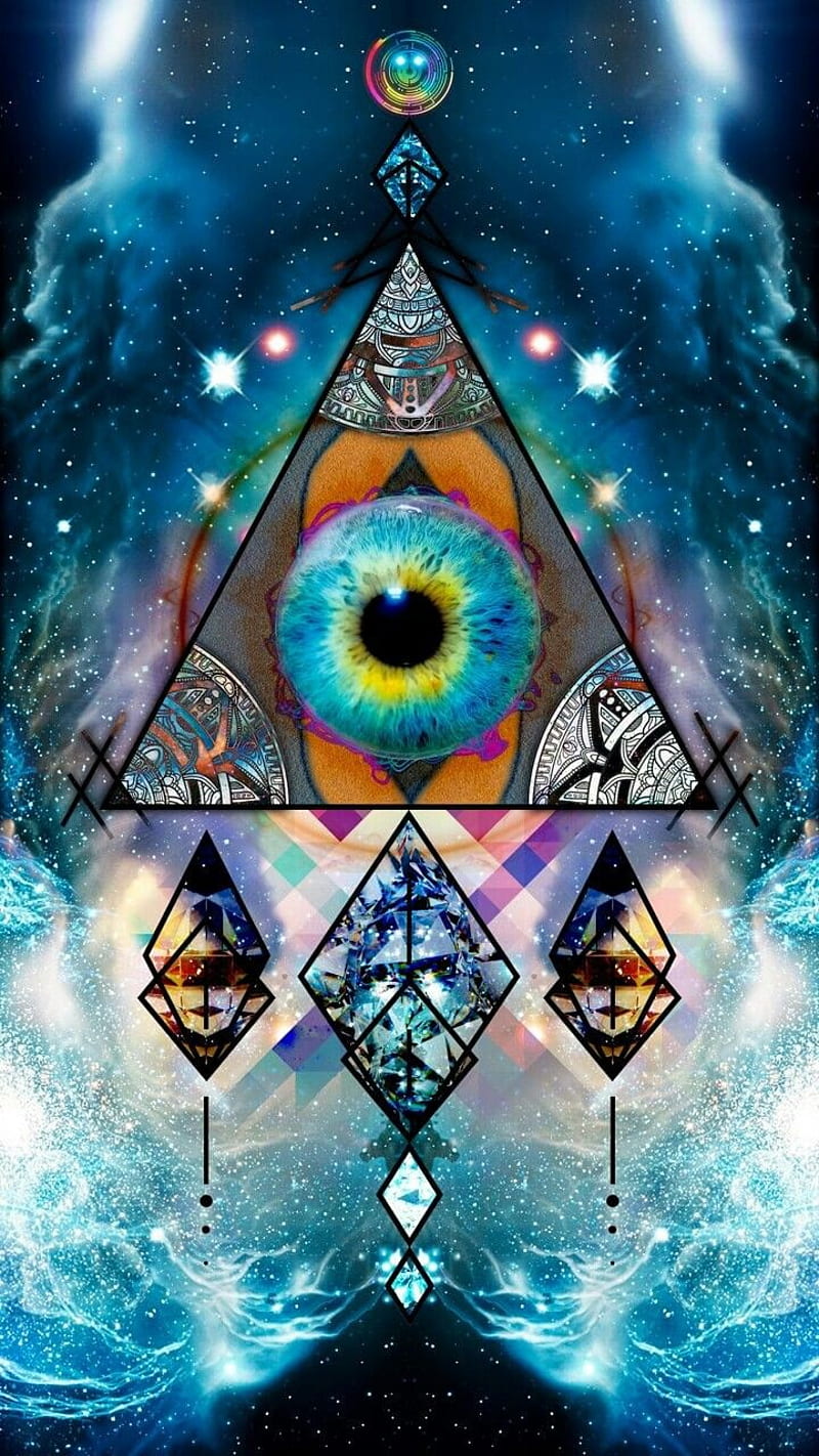 Illuminati, ball, birtay, black, red, space, super, theme, tower, zodiac, HD phone wallpaper