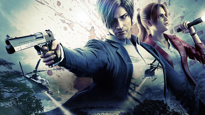 Resident Evil, Tv Show, Leon S Kennedy, Claire Redfield, Resident Evil: Infinite Darkness, HD wallpaper