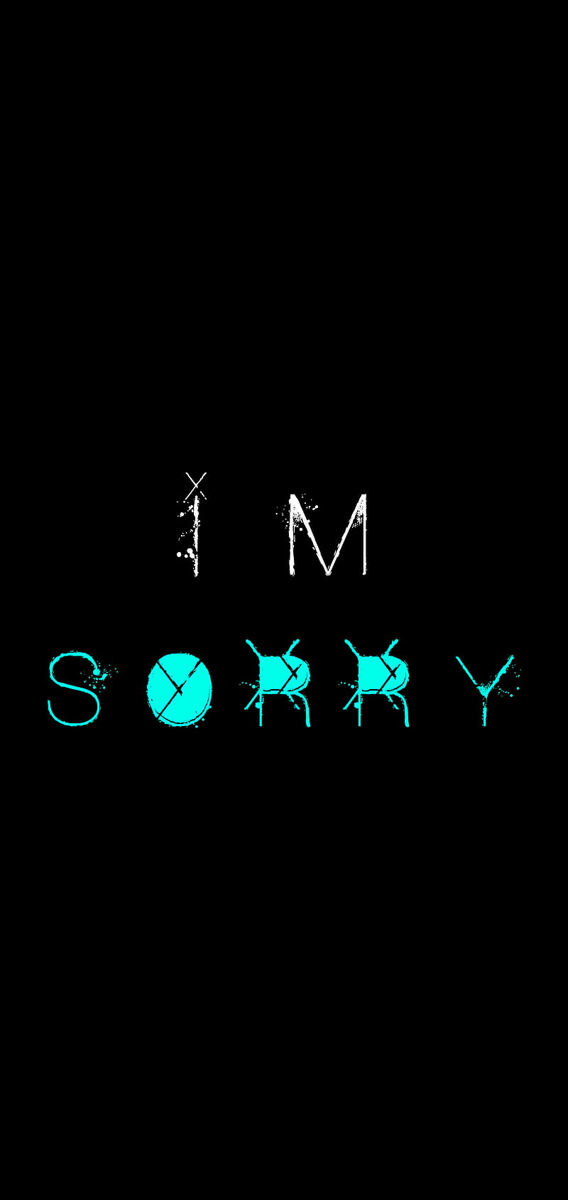 IM SORRY V3, android, emo, iphone, me, sad, you, HD phone wallpaper