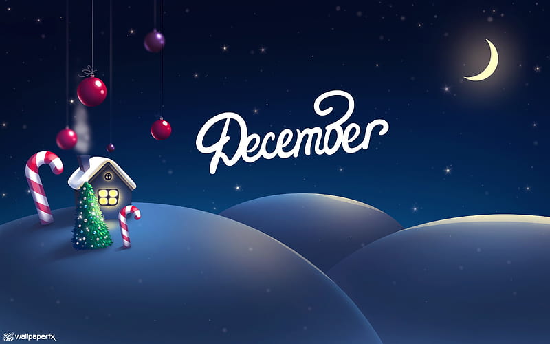 December, december, celebrations, months, holidays, christmas, HD wallpaper