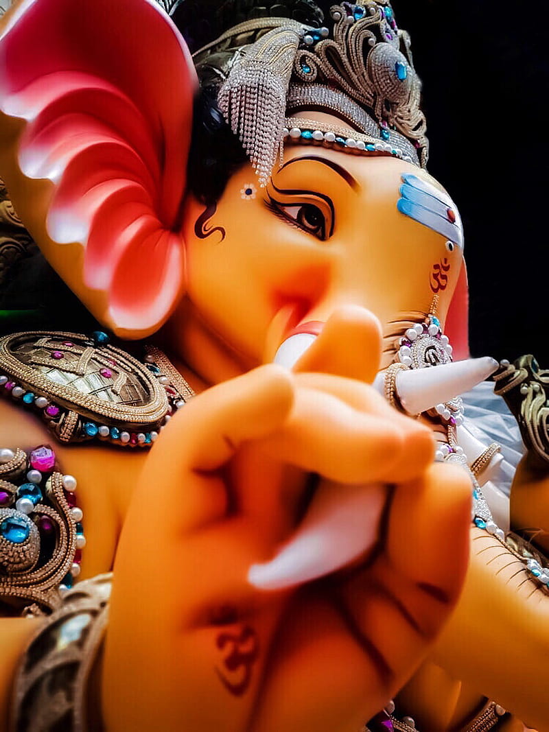 Ganesh, ganesha, ganpati, god, india, lord, shri ganesh, HD phone wallpaper