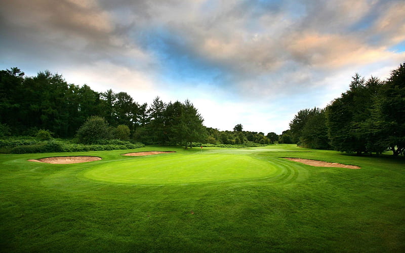 Green Golf Course, nature, fields, golf courses, green, HD wallpaper |  Peakpx