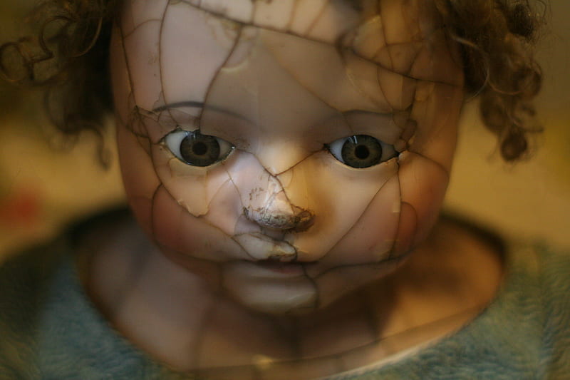 selective focus graphy of porcelain doll, HD wallpaper
