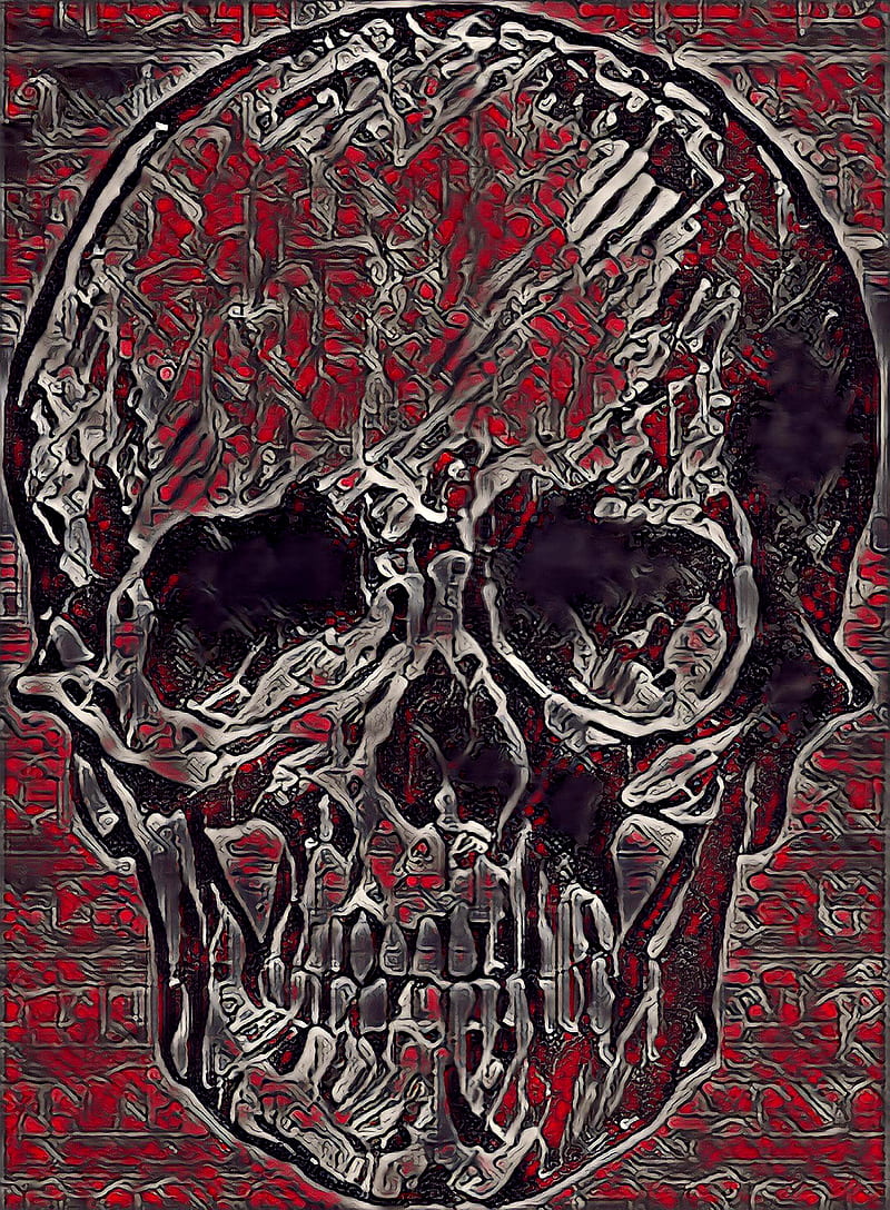 Skull V08, bright, dark, macabre, medical, science, bone, mind, thought, brain, HD phone wallpaper