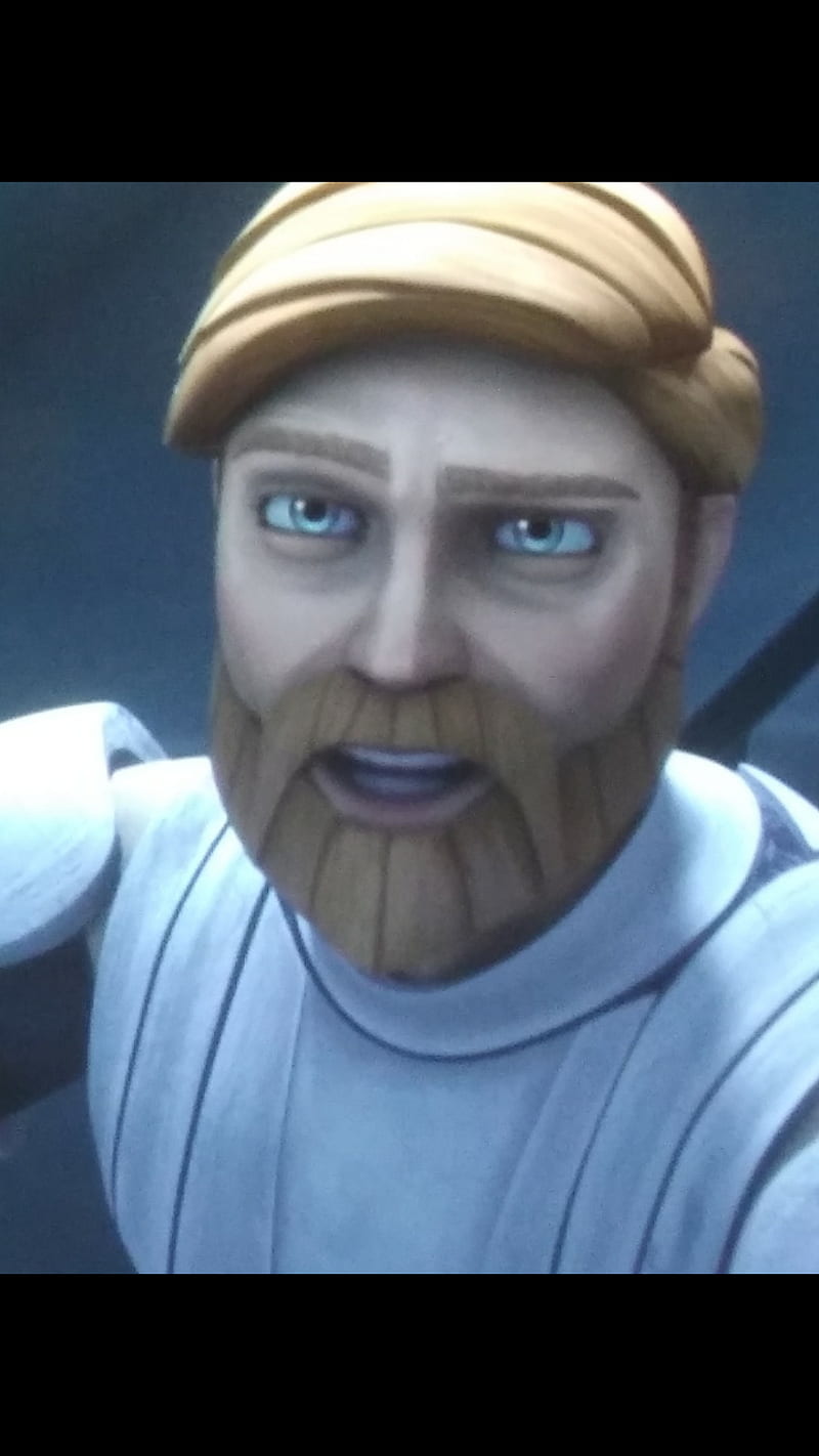 Obi-Wan Being Great, clone wars, star wars, HD phone wallpaper