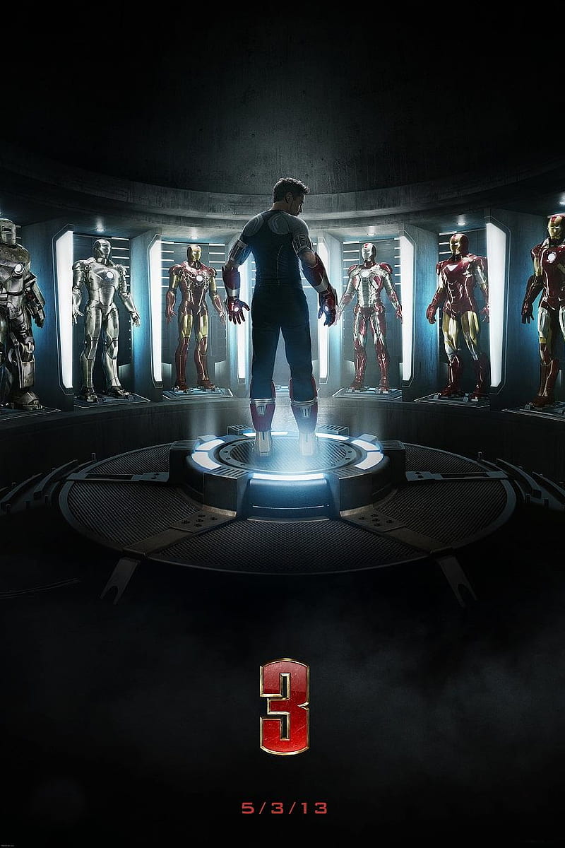 Iron Man 3, movie, tony stark, HD phone wallpaper
