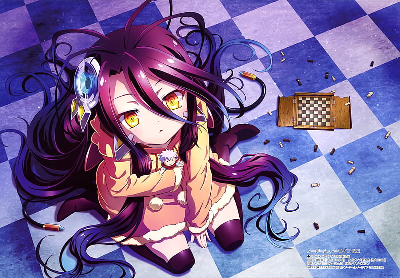 Wallpaper magic, characters, blue hair, yellow hair, bombski, No game no  life, No Game No Life : Zero, Shuvi for mobile and desktop, section сёнэн,  resolution 1920x1200 - download