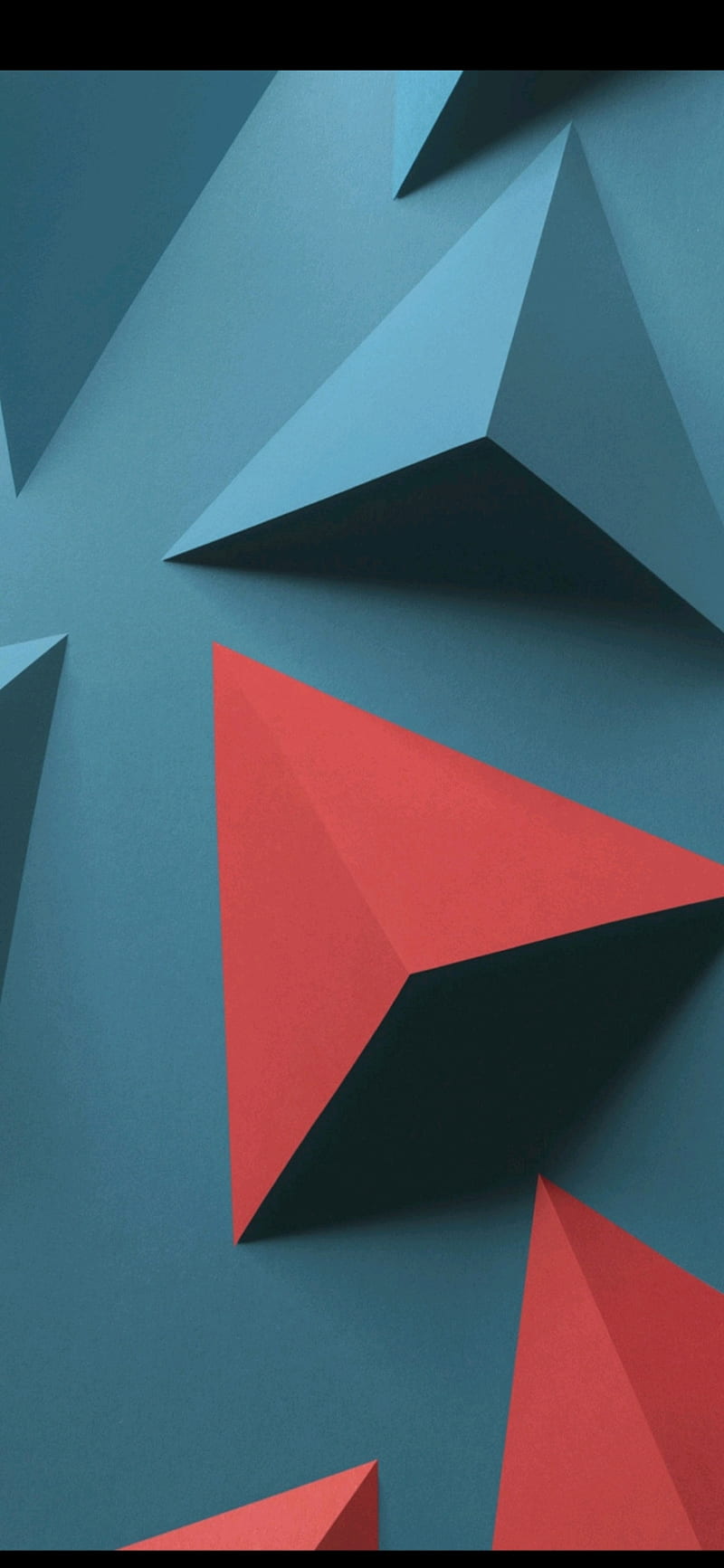 Paper Abstract , gris, pyramids, red, HD phone wallpaper