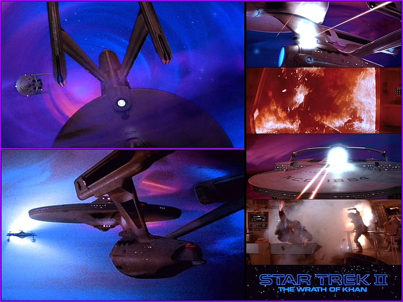 Fire!, Mutara Nebula Battle, Star Trek 2, Enterprise, Wrath of Khan, Reliant, HD wallpaper