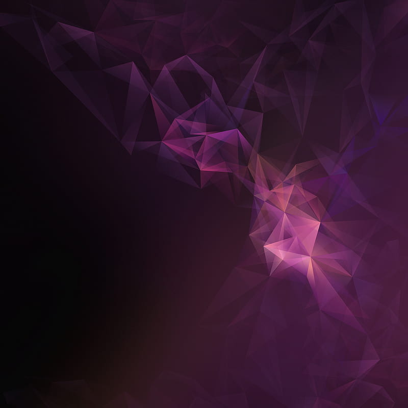 samsung galaxy s9 stock, triangles, low poly, Abstract, HD phone wallpaper