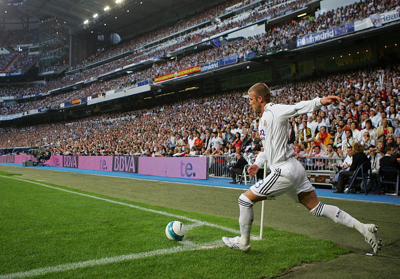 Soccer, David Beckham, Real Madrid C.F., HD wallpaper