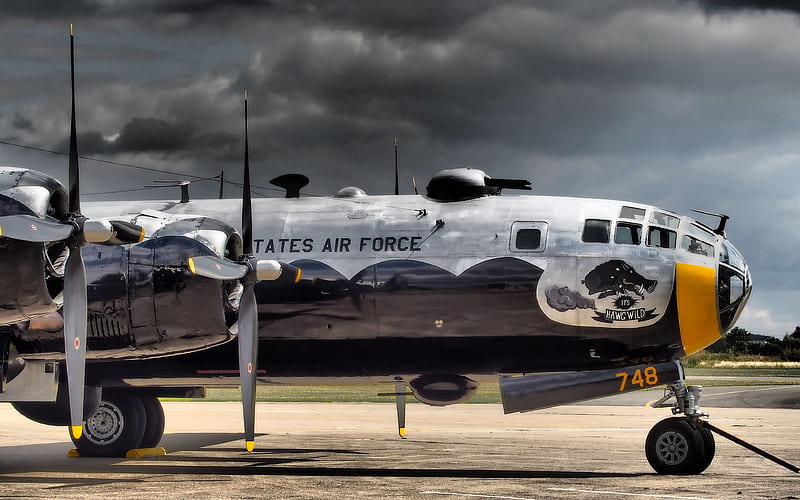 superfortress, b-29, boeing, flying fortress, bomber, HD wallpaper