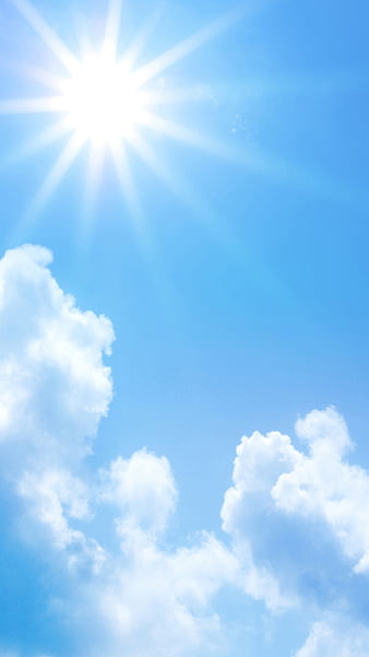 Sunny day, bright, clouds, color, day nature, new, nice, sky, sun, sunny, HD  wallpaper | Peakpx