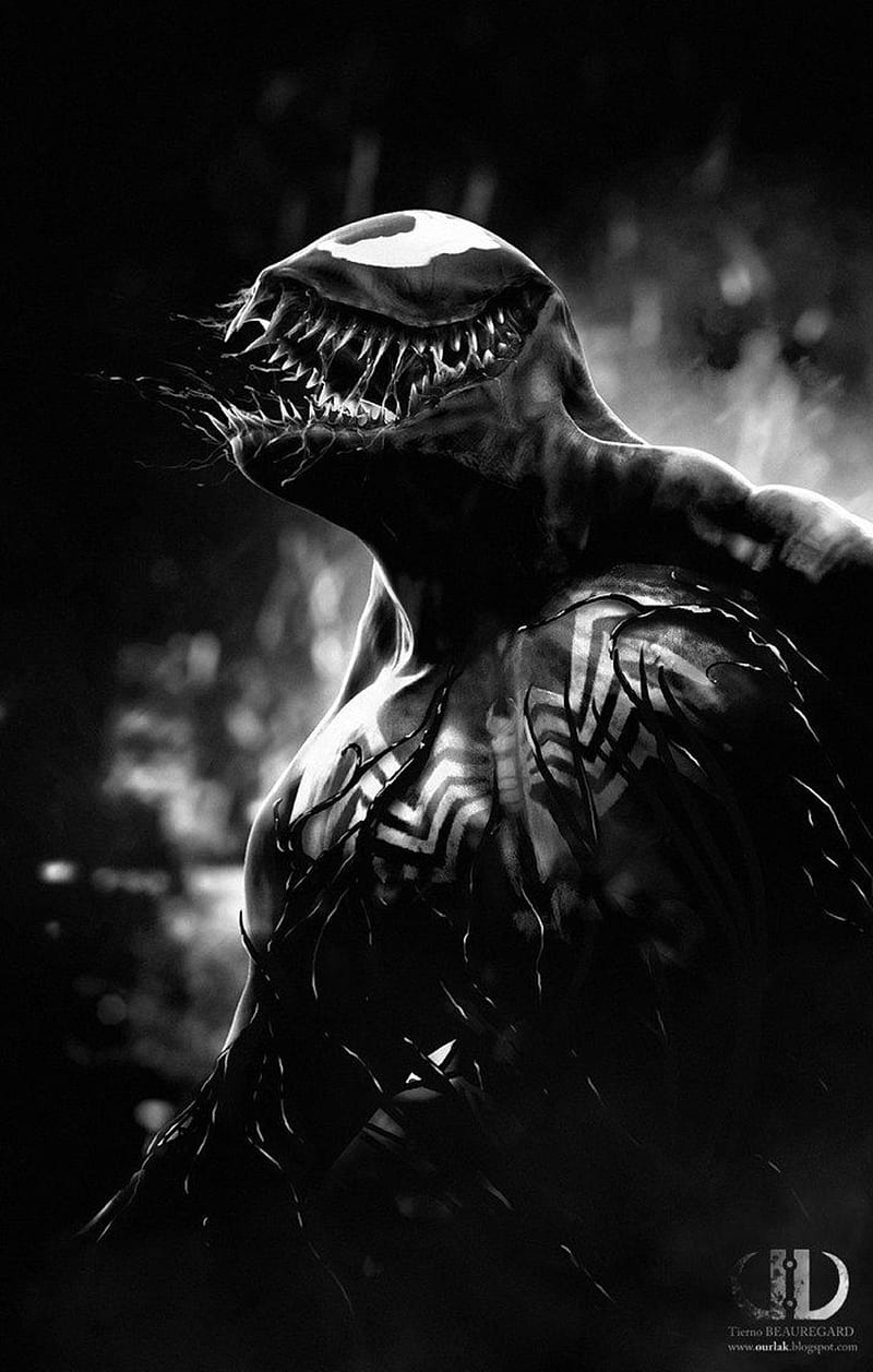 Venom, black, HD phone wallpaper | Peakpx