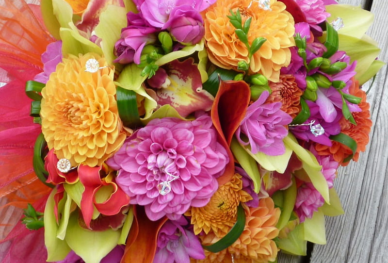 Flowers, Dahlias, Orchid, Bouquets, Dahlia, Callas, Flower, Bouquet, HD ...