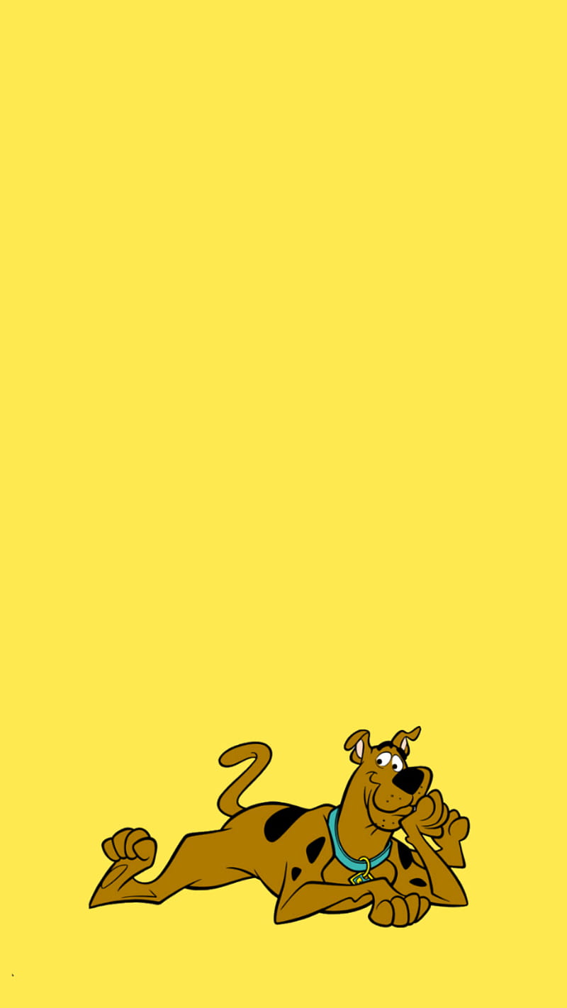 Scooby Doo, scooby-doo, scoobydoo, yellow, HD phone wallpaper