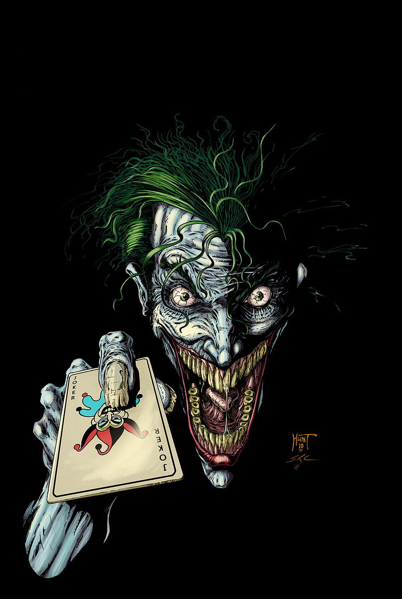 Joker, batman, comics, dc, villans, HD phone wallpaper