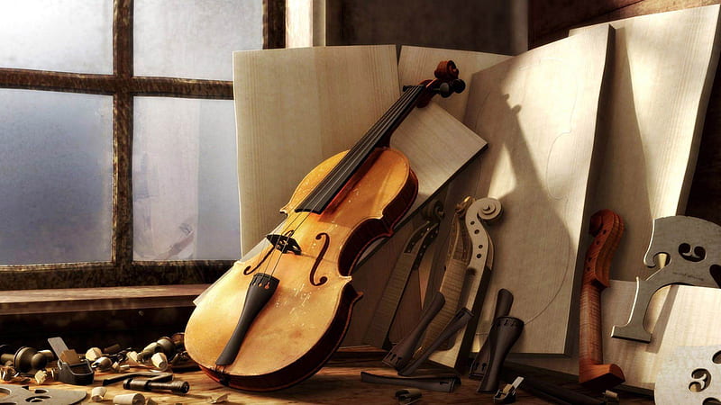 Stradivarius violin-music theme, HD wallpaper | Peakpx