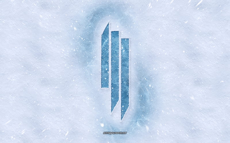 Skrillex logo, winter concepts, Sonny John Moore, snow texture, snow  background, HD wallpaper | Peakpx