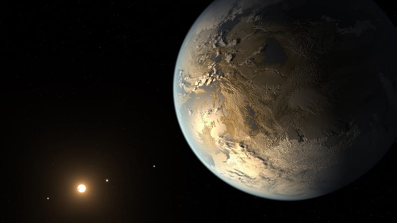 exoplanet(Kepler 186f) artistconcept, fictional, science, HD wallpaper