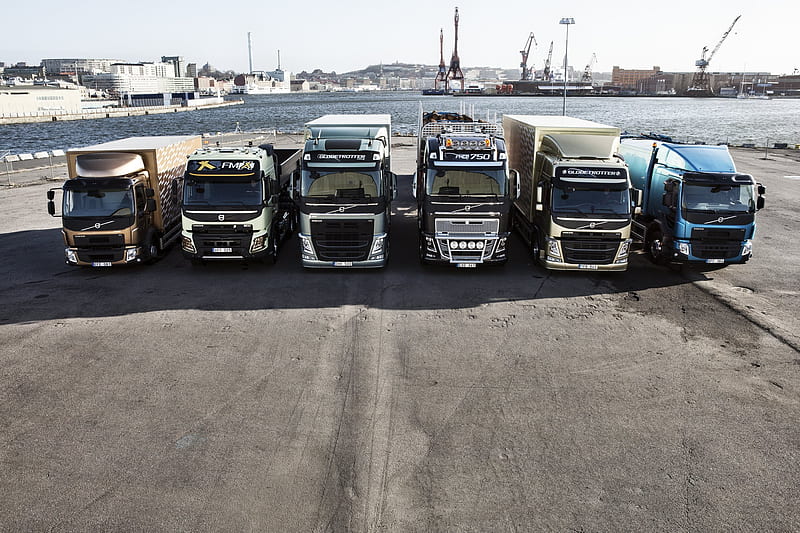 Volvo trucks, trucks series, new trucks, volvo fh, volvo fmx, volvo fl, HD wallpaper