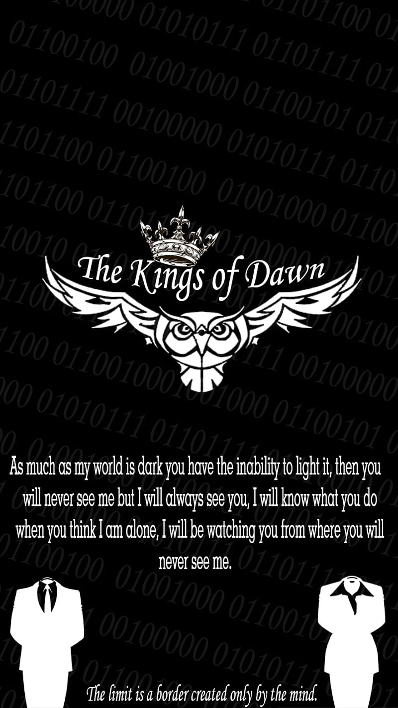 The Kings of Dawn, anonymous, entretenimento, hacker, hacking, madrugada, owl, reis, technology, HD phone wallpaper
