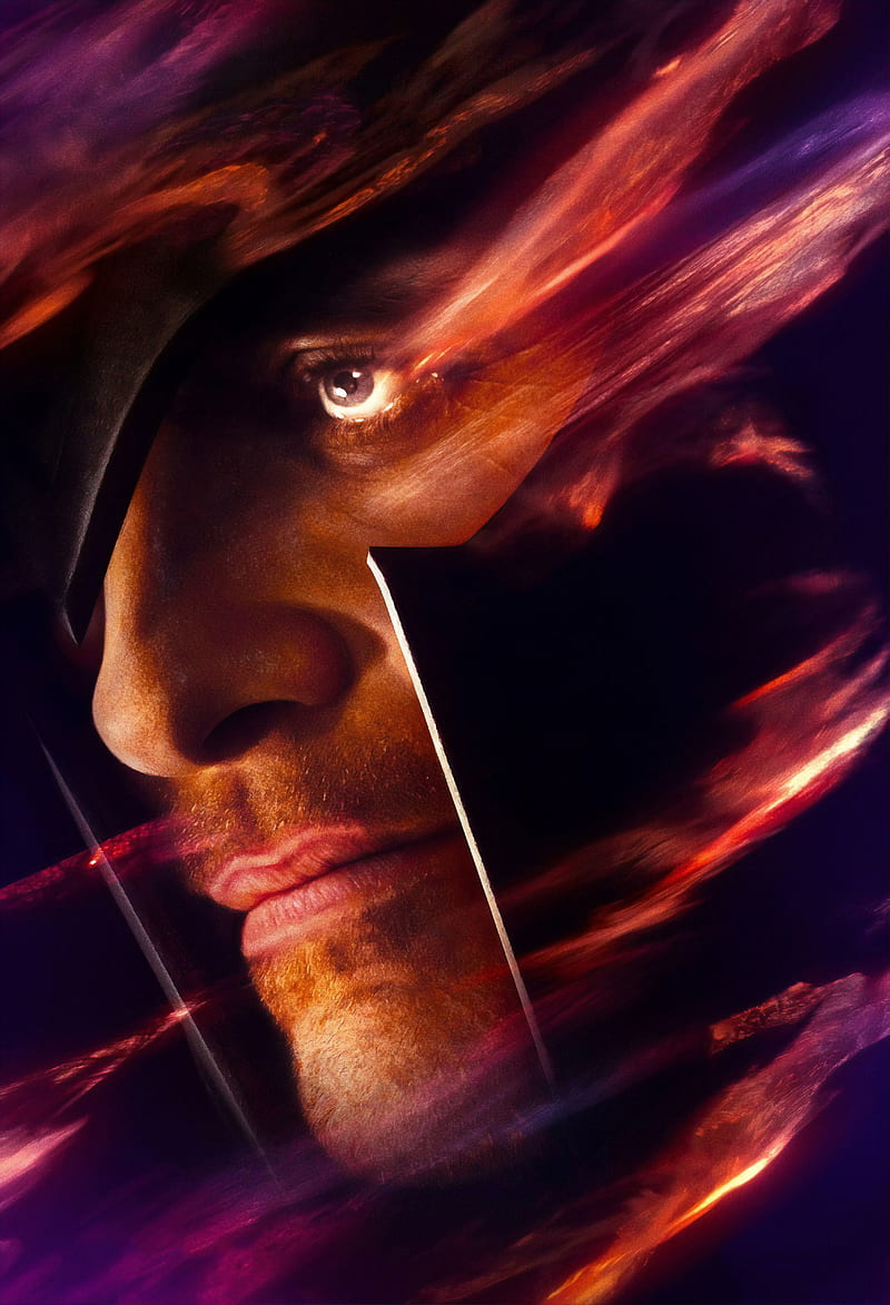 Michael Fassbender as Magneto X-Men Dark Phoenix Poster, HD phone wallpaper