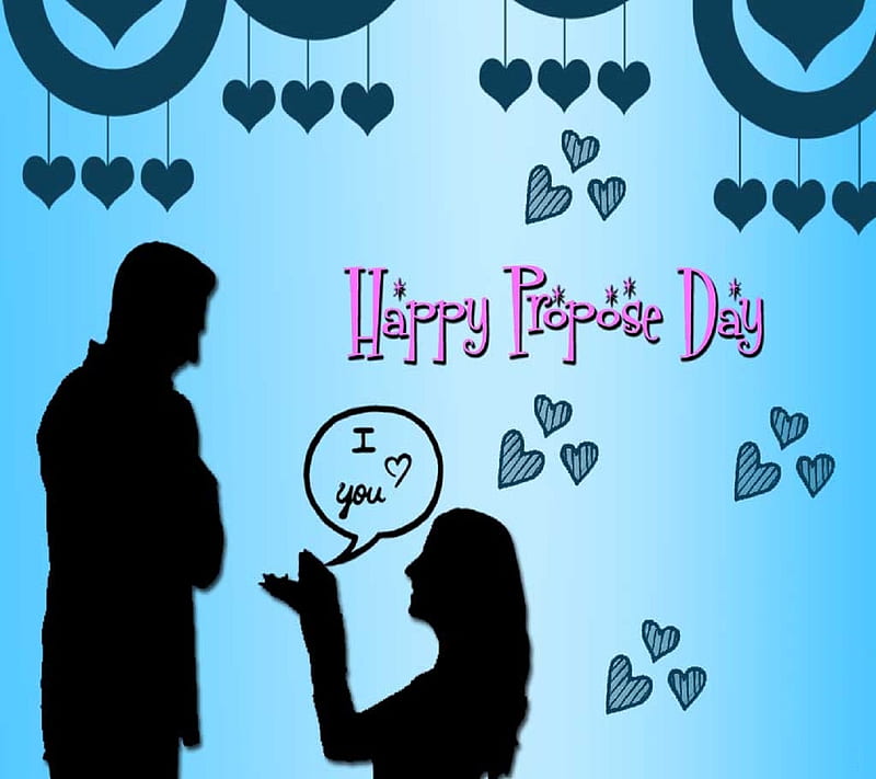 Propose day, couple, cute, heart, i love you, kiss, HD wallpaper | Peakpx