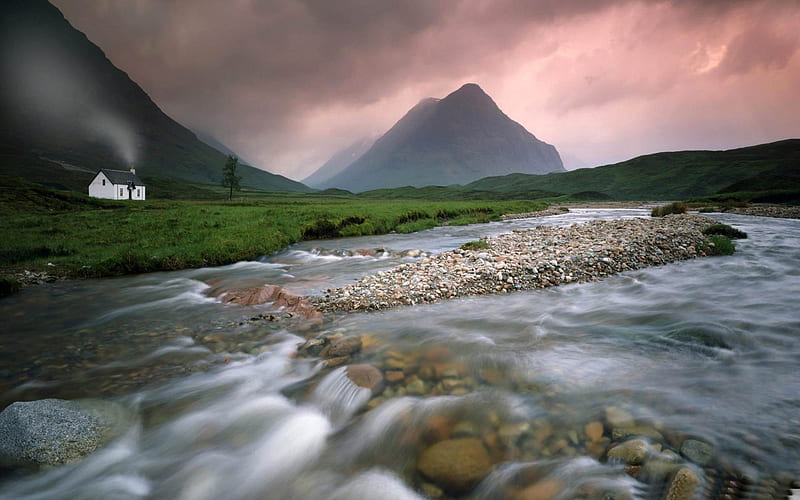 river coupall-rivers Landscape, HD wallpaper